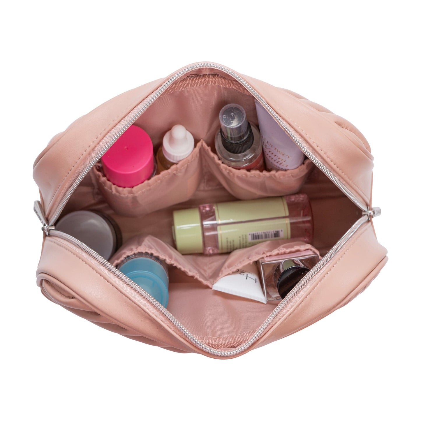 Joan & David The Diagonal Quilted Toiletry Case