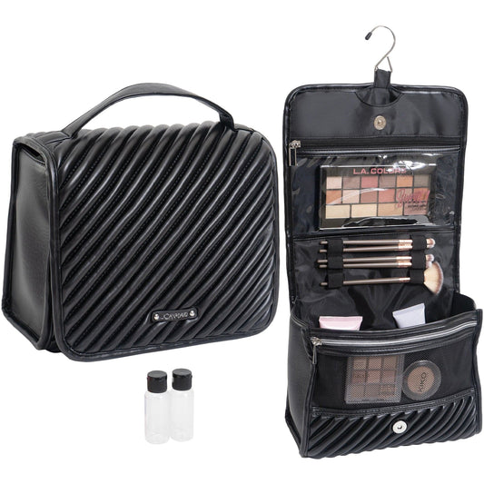 Joan & David The Large Hanging Diagonal Quilted Toiletry Case
