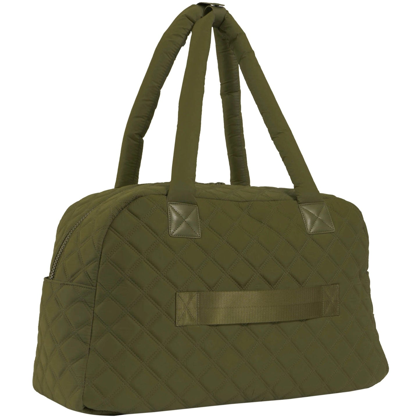 Joan & David Two Pocket Diamond Quilted 22 in. Duffel Bag