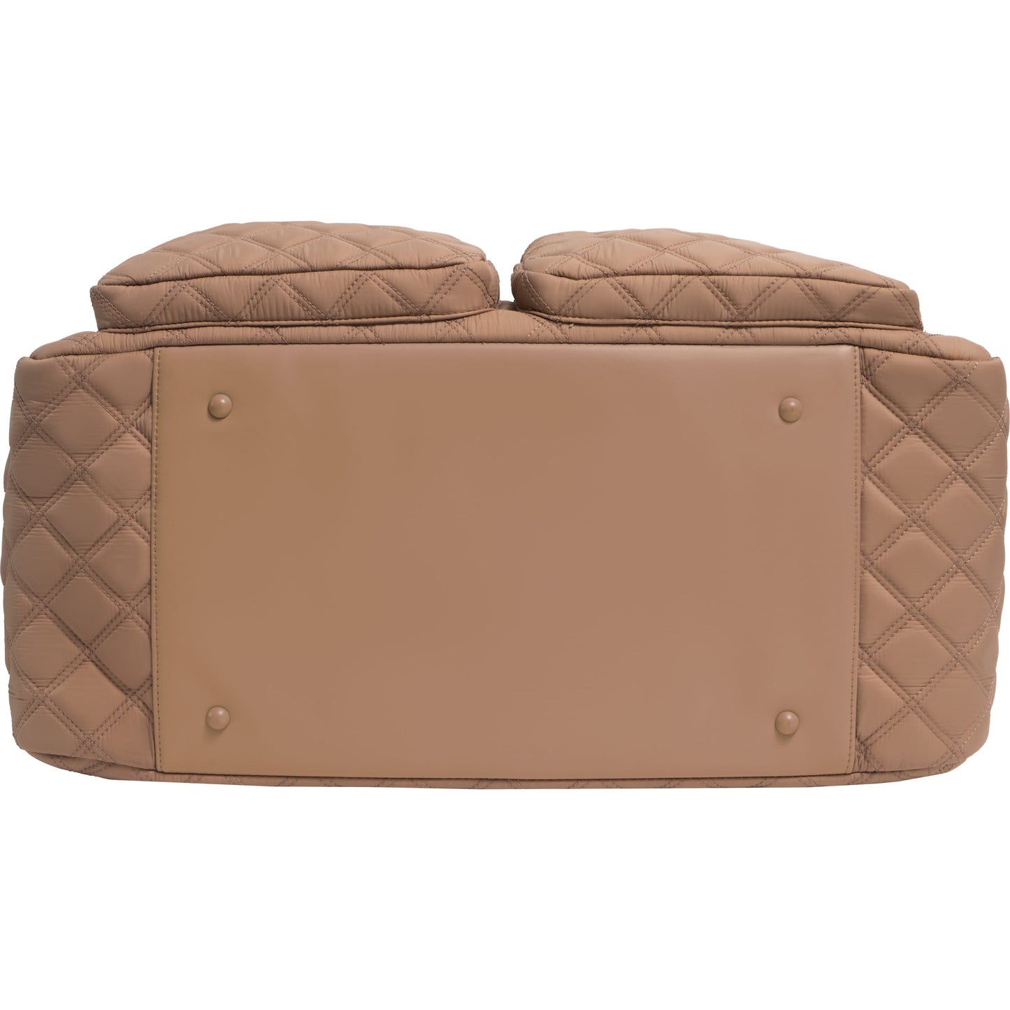 Joan & David Two Pocket Diamond Quilted 22 in. Duffel Bag