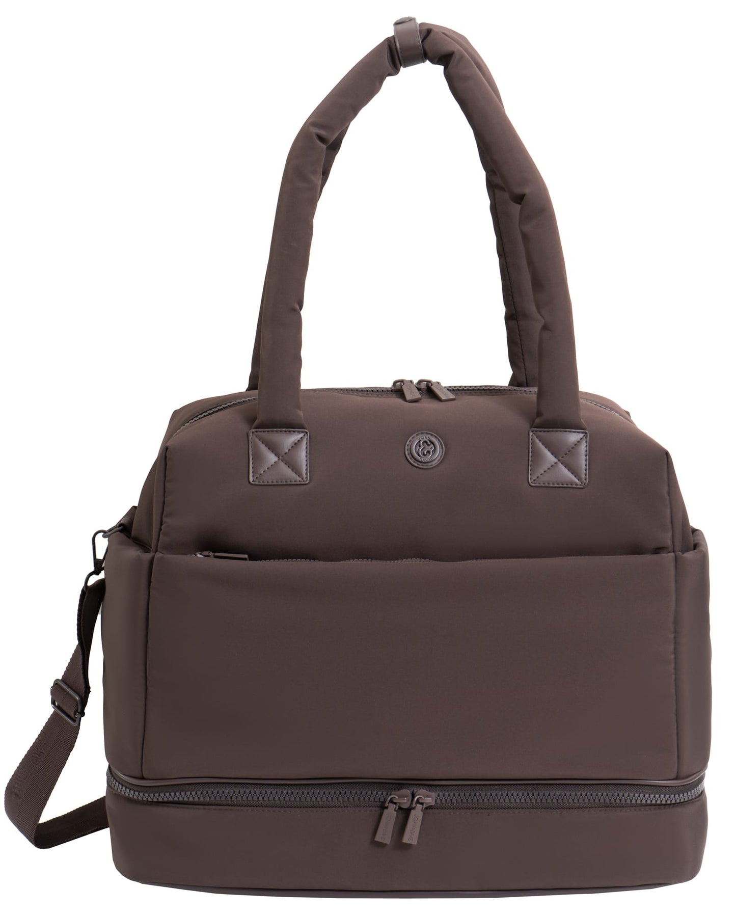 Joan & David The Lainey Sport Nylon Drop Bottom Duffel Bag