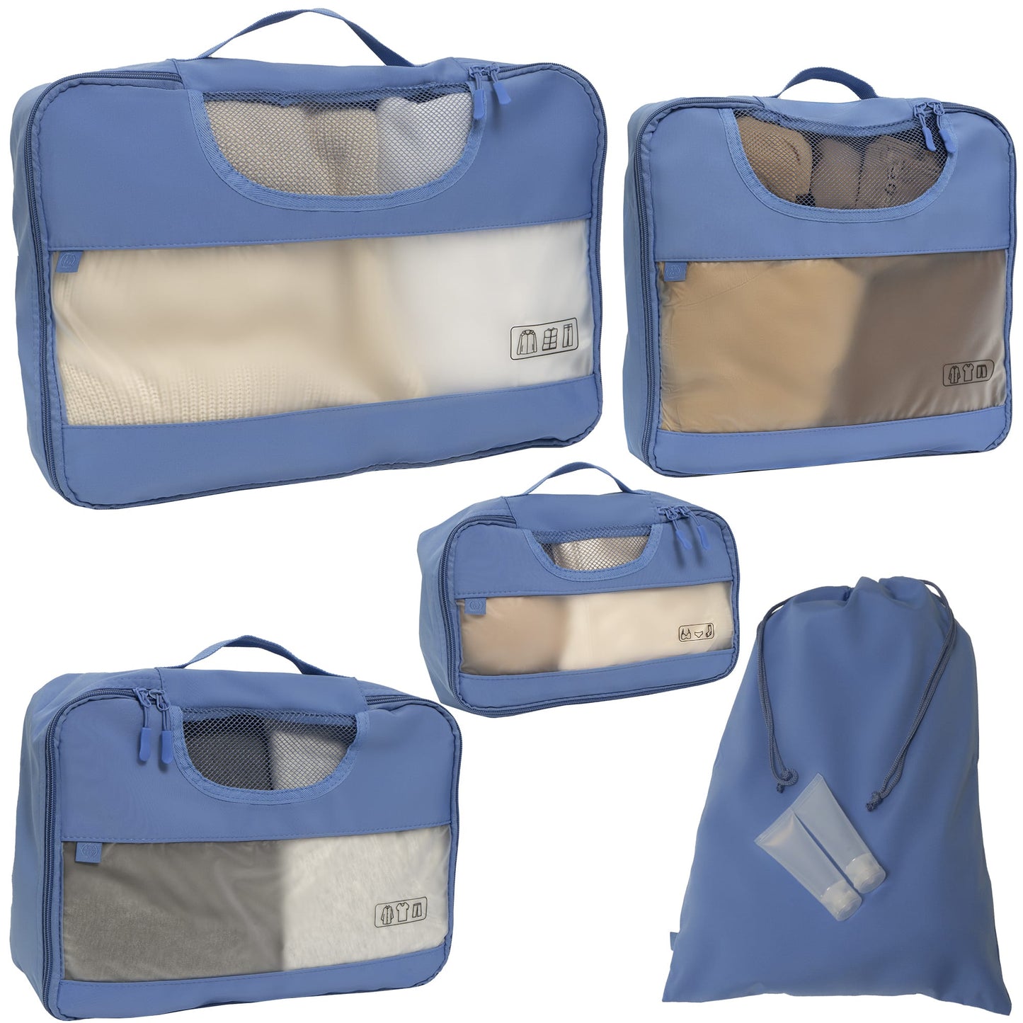 Joan & David 6 Piece Travel Packing Cube Set
