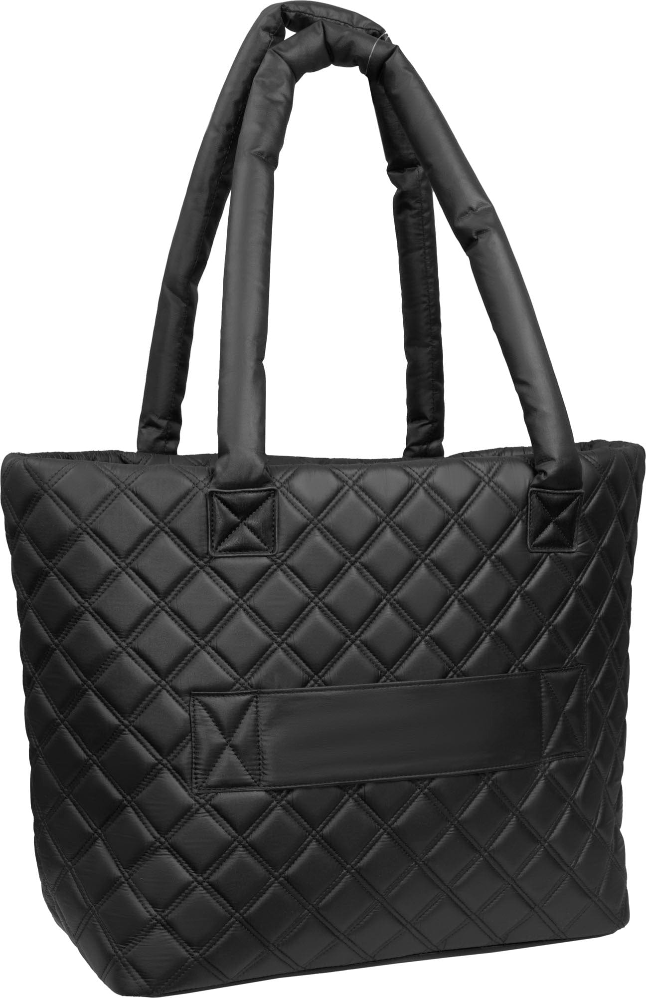 Joan & David Diamond Quilted Parachute Nylon Travel Tote