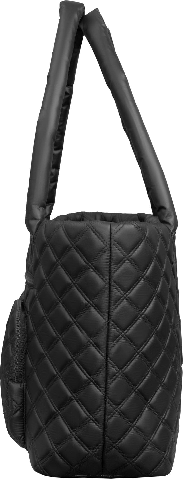 Joan & David Diamond Quilted Parachute Nylon Travel Tote
