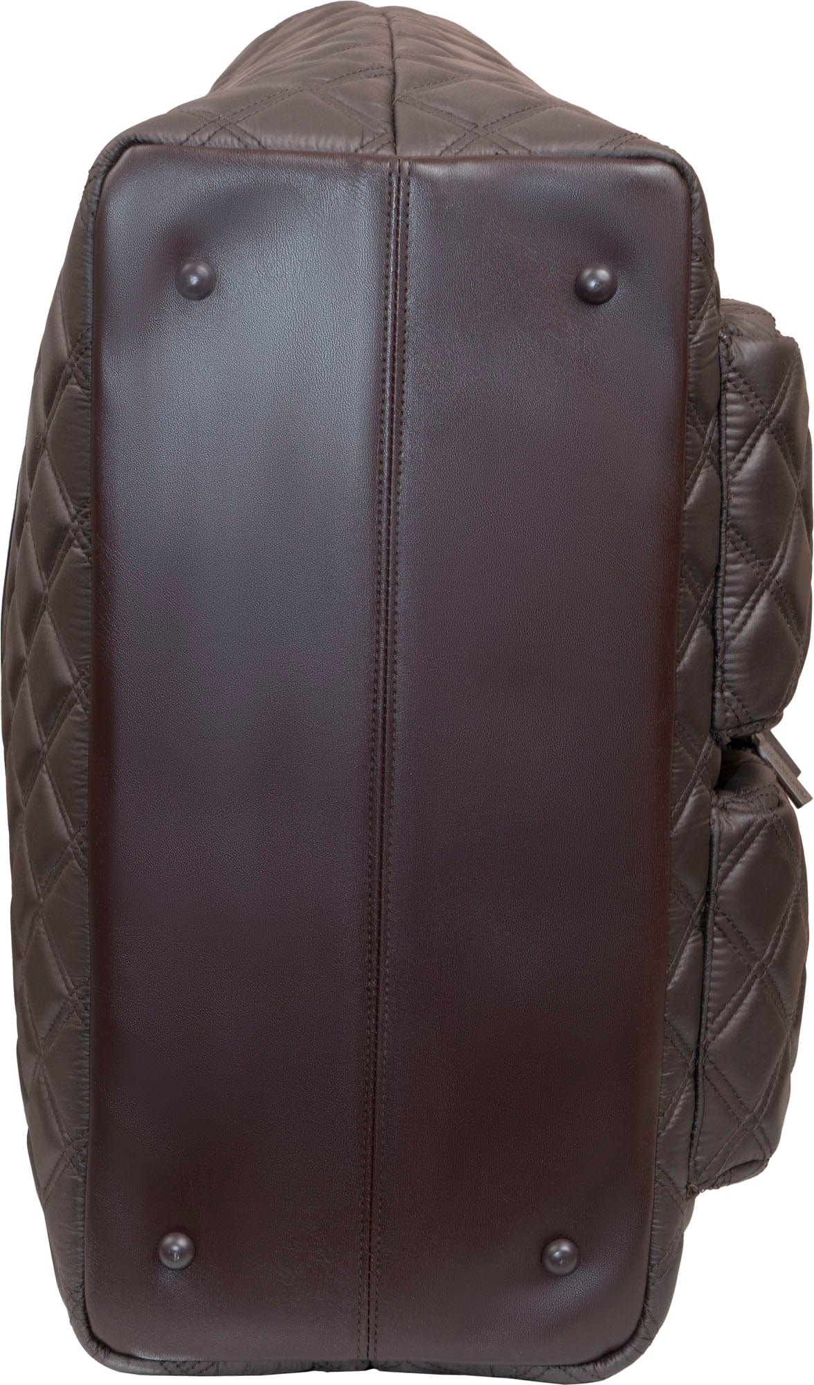 Joan & David Diamond Quilted Parachute Nylon Travel Tote