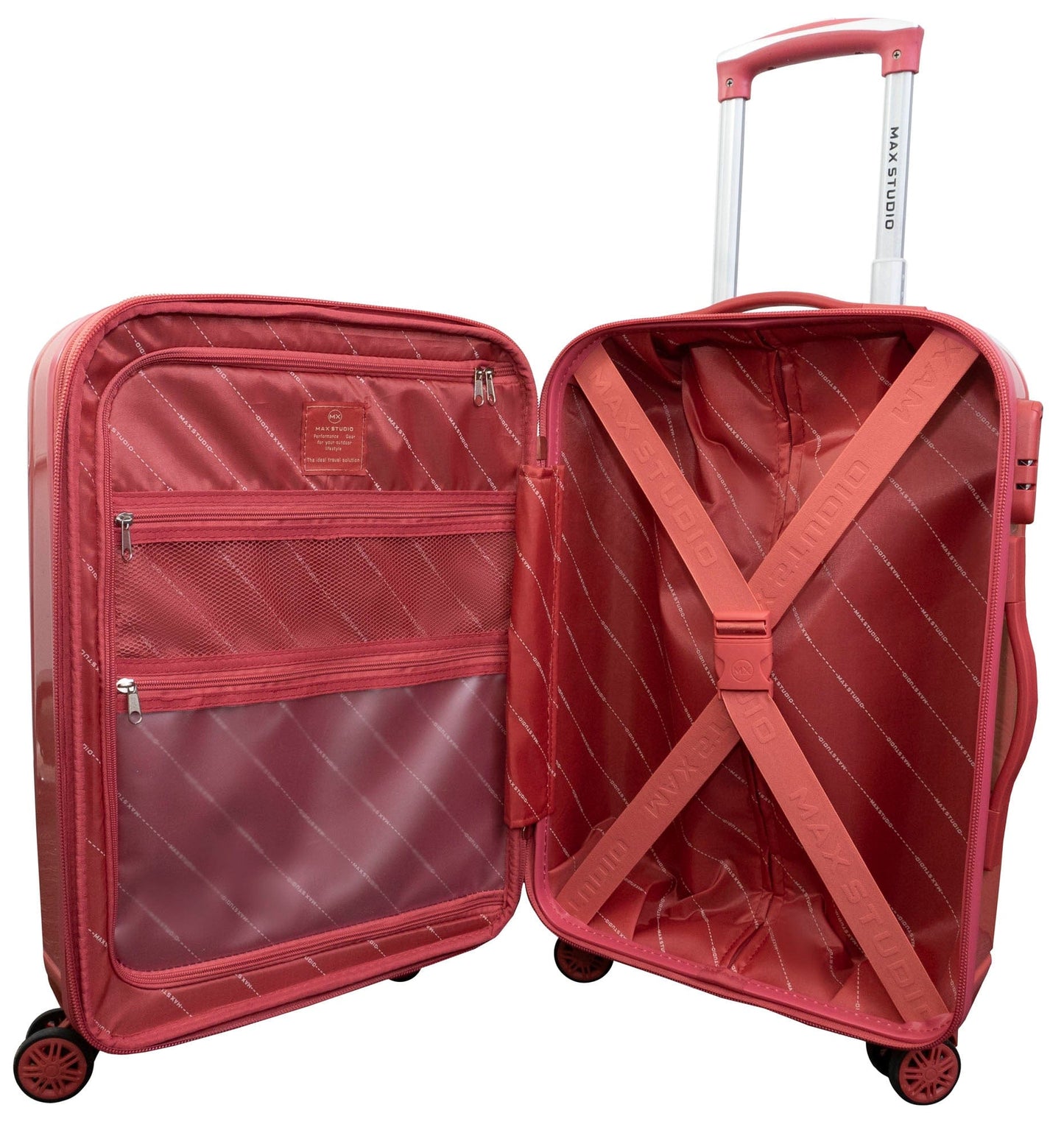 Max Studio PC 3-Piece Hard Sided Luggage Set Durham Collection