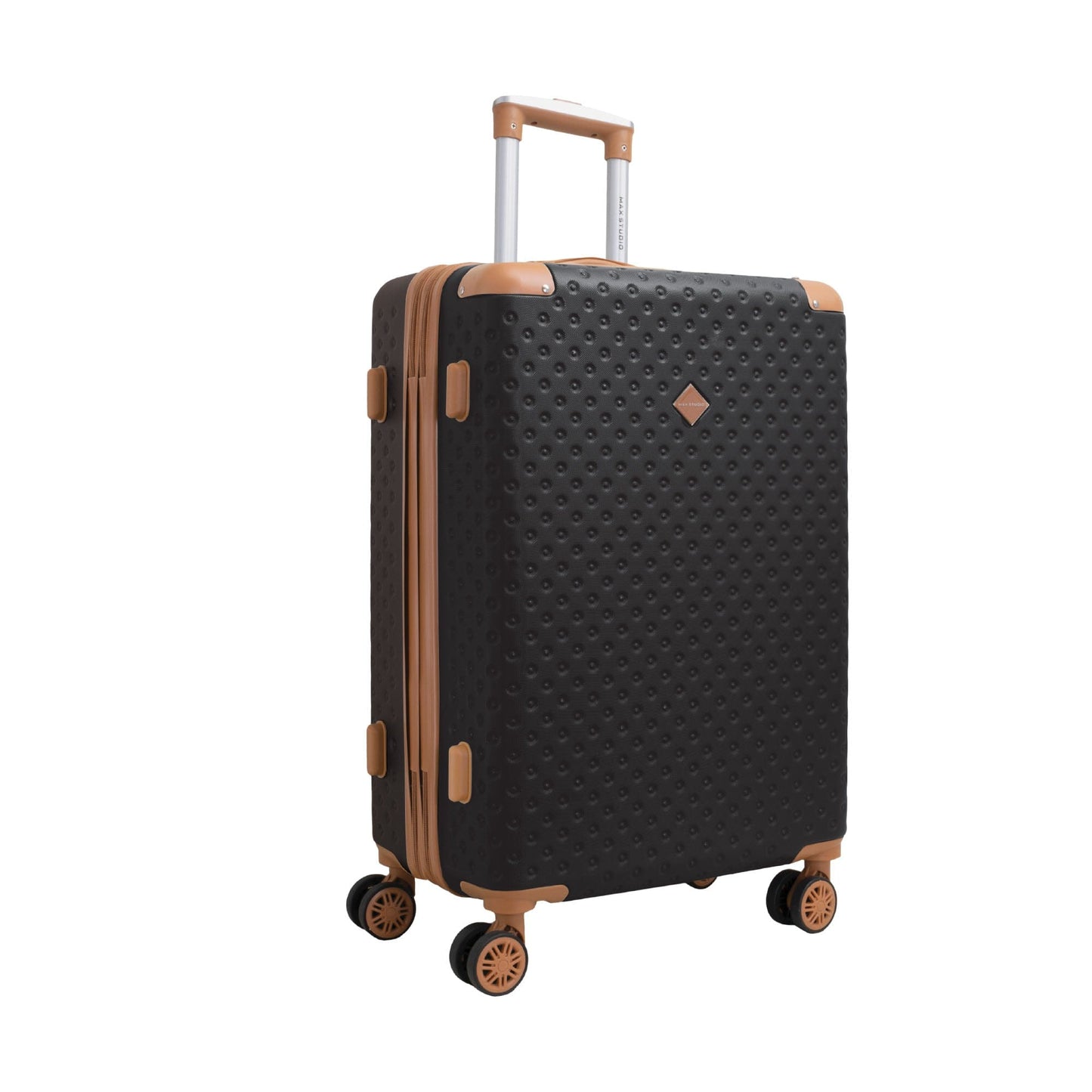 Max Studio Tufted ABS 2-Piece Hard-Sided Luggage Set