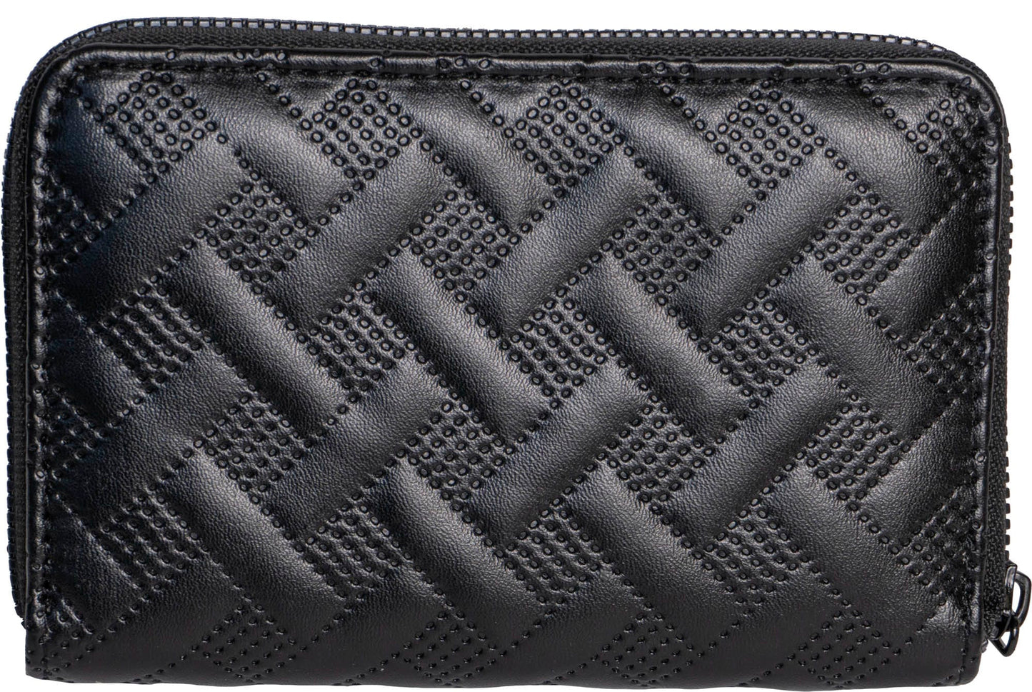 Rebecca & Rifka Smooth Basket Weave Quilt Medallion Zip Indexer Wallet