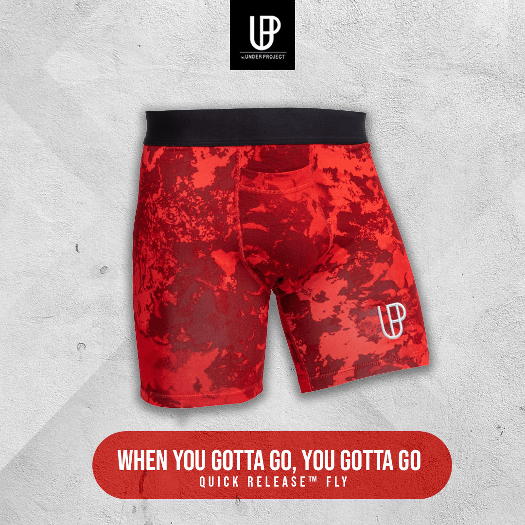 Veil Camo x UP Boxers Spectre Red Camo Print Modal Boxer Brief