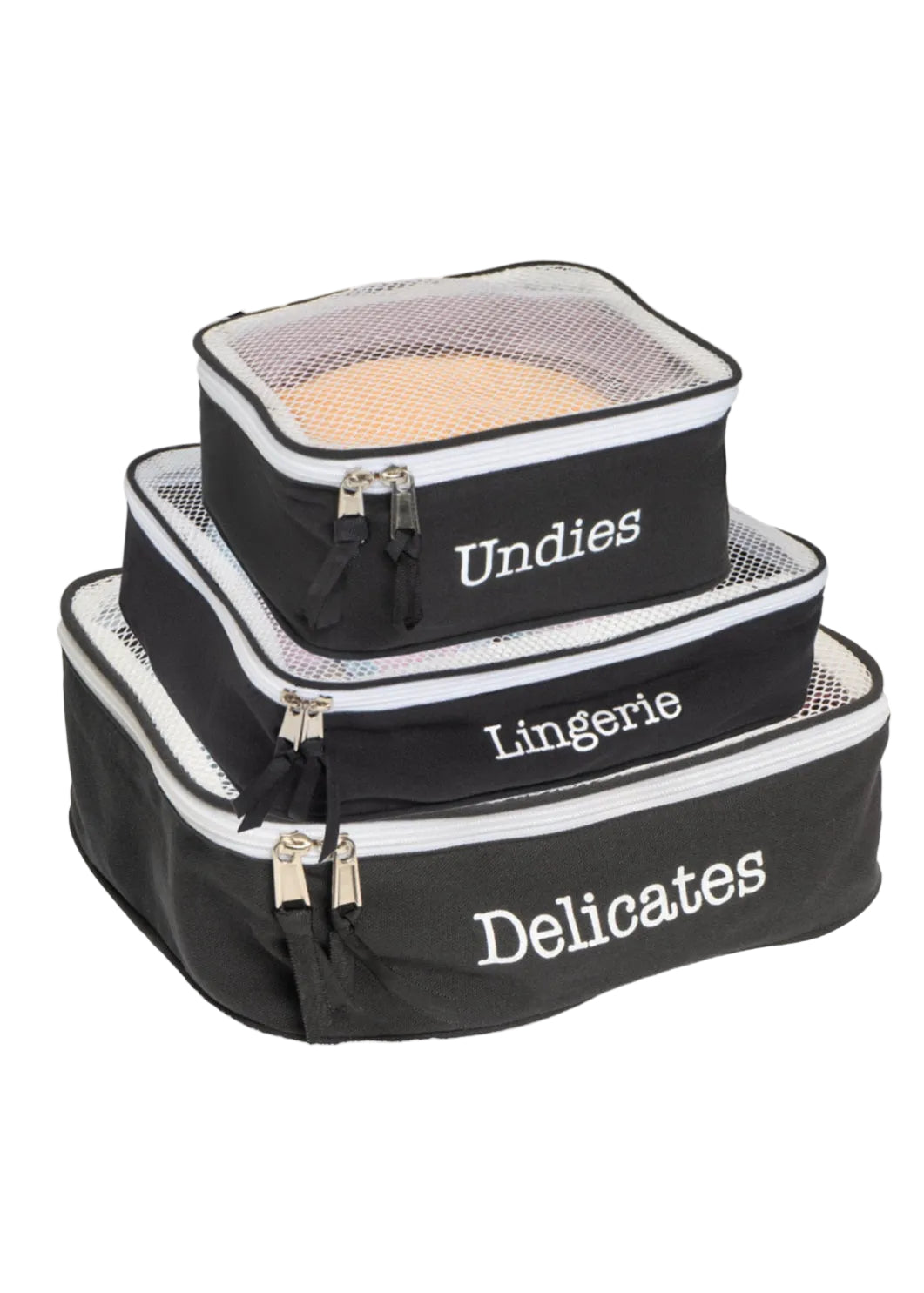 La L'Amour 16oz Cotton Canvas 3PC Packing Cube Set