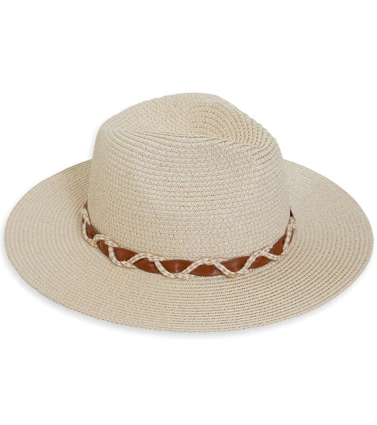 Max Studio Braided Straw Panama Hat
